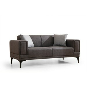 Hanah Home Dvoumístná pohovka HORIZON tmavě šedá 170 cm