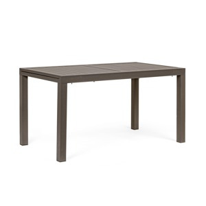 BIZZOTTO Rozkládací zahradní stůl HILDE 140x77 cm hnědý 0662980