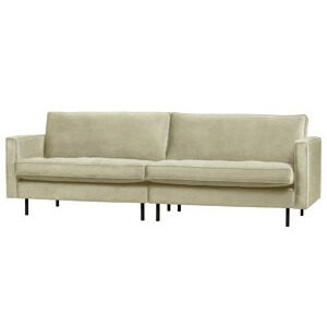 BePureHome Třímístná pohovka RODEO samet pistácie 800576-206