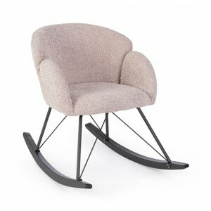 BIZZOTTO Růžové houpací křeslo SIBILLA 0743872