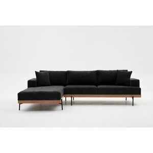 Hanah Home Rohová pohovka LIVA antracitová levá 287 cm 825BLC2815