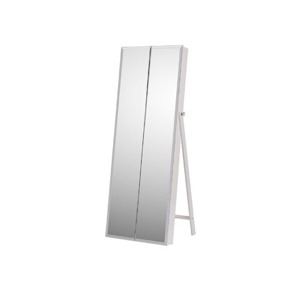 Zrcadlo DAFNÉ s úložným prostorem na bižuterii, bílá