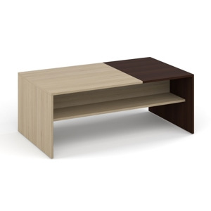 Konferenční stolek LUSKA, sonoma/wenge
