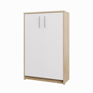 Skříňka NEJBY GIANNI, dub sonoma/bílá