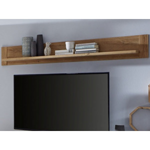 Nástěnná police Canyon, dub, 167 cm