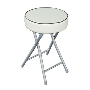 Stolička Ella, bílá ekokůže