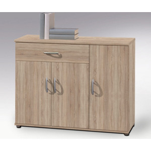 Komoda 3-dveřová Lilly, dub sonoma