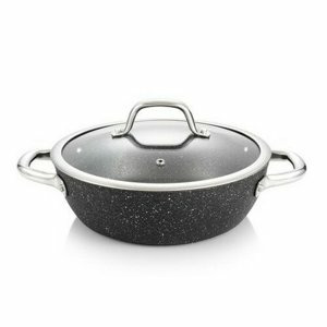 TESCOMA pánev hluboká PRESIDENT Stone s poklicí ø 24 cm , 24 cm