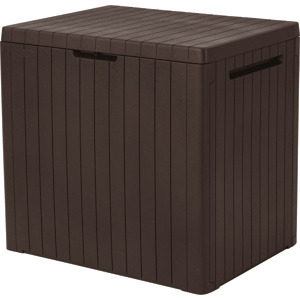 Keter Zahradní úložný box City hnědá, 113 l, 55 x 58 x 44 cm