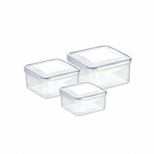 Tescoma 3dílná sada dóz FRESHBOX 0,4/0,7/1,2 l, čtvercová, 3 ks