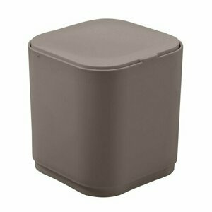 GEDY 630852 Seventy stolní odpadkový koš výklopný, 1,2 l, tortora