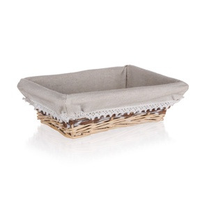 Home Decor Proutěný košík Duo, 26 x 18 x 7,5 cm, 21 x 18 x 7,5 cm