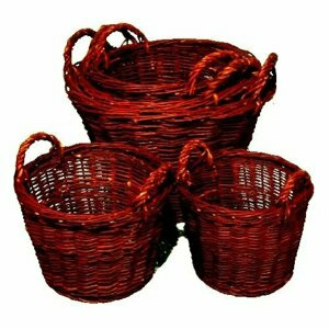 Proutěný košík na trávu pr. 50 cm, pr. 50 cm