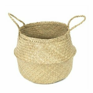 Compactor Pletený úložný košík z mořské trávy Belly, 35 x 32 cm, přírodní, M