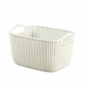 Curver Úložný box Knit 8 l, krémová, 8 l