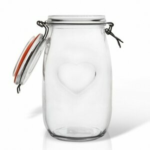Orion Dóza sklo patent Bela srdce 1,5 l , 1,5 l