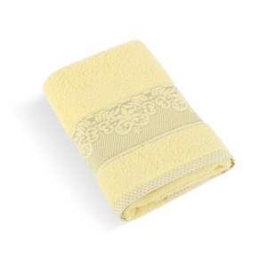 Bellatex Froté ručník kolekce Orchidea světle žlutá, 50 x 100 cm, 50 x 100 cm