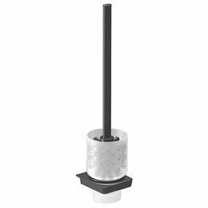 SONIA 166497 Zen nástěnná WC štětka, černá