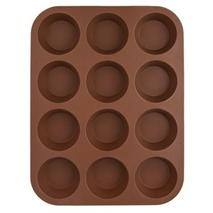 Orion Forma silikon MUFFINY 12 HNĚDÁ