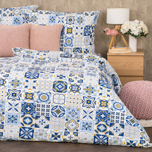 4Home Krepové povlečení Azul, 140 x 200 cm, 70 x 90 cm