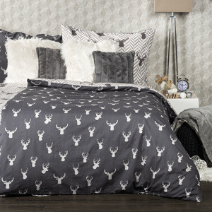 4Home Bavlněné povlečení Reindeer, 140 x 220 cm, 70 x 90 cm