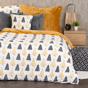 4Home Vánoční povlečení mikroflanel Nordic winter, 140 x 200 cm, 70 x 90 cm