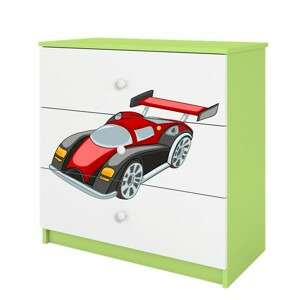 Kocot kids Komoda Babydreams 80 cm auto zelená