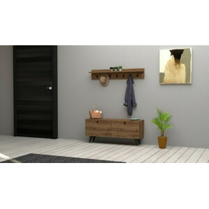 Hanah Home Předsíňová stěna Rupa ořech