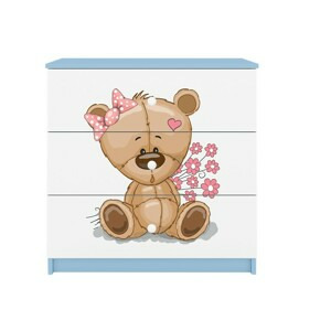Kocot kids Komoda Babydreams 80 cm méďa modrá