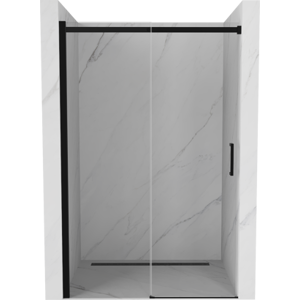 Sprchové dveře MEXEN OMEGA černé, 150 cm