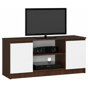 Ak furniture TV stolek Tonon 120 cm venge/bílý