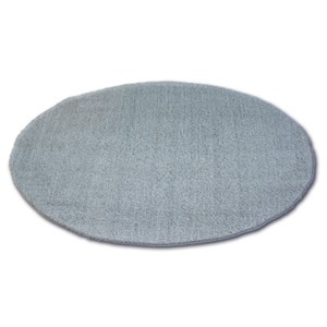 Dywany Lusczow Kulatý koberec SHAGGY MICRO stříbrný, velikost kruh 100