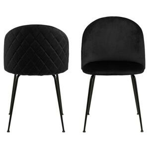 Actona Jídelní židle Louise černá