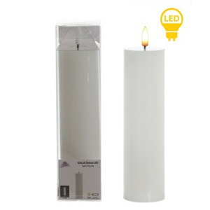 Mondex Since 1986 LED svíčka IDALIA 21 cm bílá