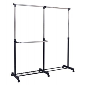 TZB Stojan na oděvy skolečky Rufo - černý