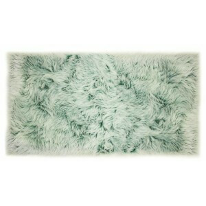 Kontrast Kusový koberec s vysokým vlasem OMBRE 80 x 140 cm - modrozelený