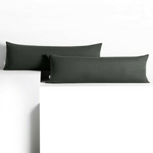 DecoKing Povlaky na polštáře Amber tmavě šedé, velikost 40x120*2