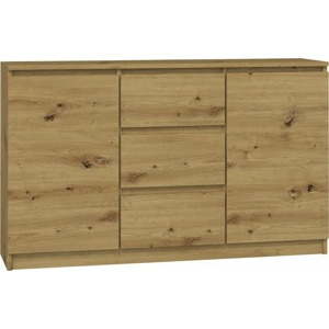 TP Living Komoda 2D3S Saloe hnědá