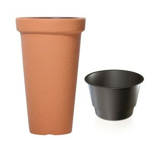 Prosperplast Protáhlý květináč Classic oranžový, varianta 30 cm