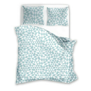 Faro Povlečení z mikrovlákna HARMONY 220x200 cm + 2x 70x80 cm bílé/modré
