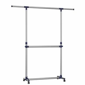 SONGMICS Stojan na oděvy Smyn modro-šedý