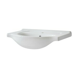 Comad Keramické zápustné umyvadlo Vintage II 65 cm bílé