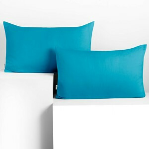 Povlaky na polštáře DecoKing Amber III tyrkysové, velikost 50x60*2