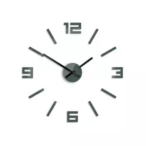 ModernClock 3D nalepovací hodiny Reden šedé