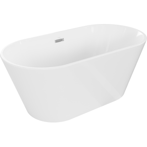 Akrylátová vana Mexen FLAVIA 150 x 75 cm bílá + automatická výpusť 54031507500