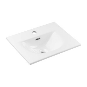 Comad Keramické zápustné umyvadlo Sky3 50 cm lesklé bílé