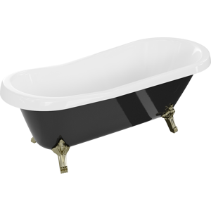 Vana MEXEN RETRO GOLD 170x75 černobílá