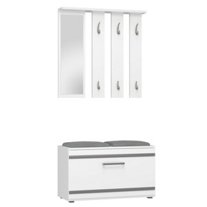 TP Living Předsíňová stěna OPAL III bílá