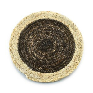 Mondex Podložka na stůl z mořské trávy Bali II 38 cm béžová/tmavě hnědá