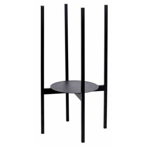 TZB Stojan na květiny Torre 60 cm černý